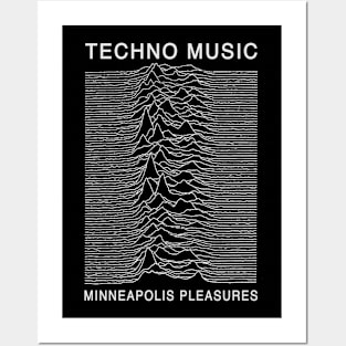 Techno Music - Minneapolis Pleasures Posters and Art